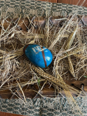 METAL BLUE EGG AVAIL JAN 2025